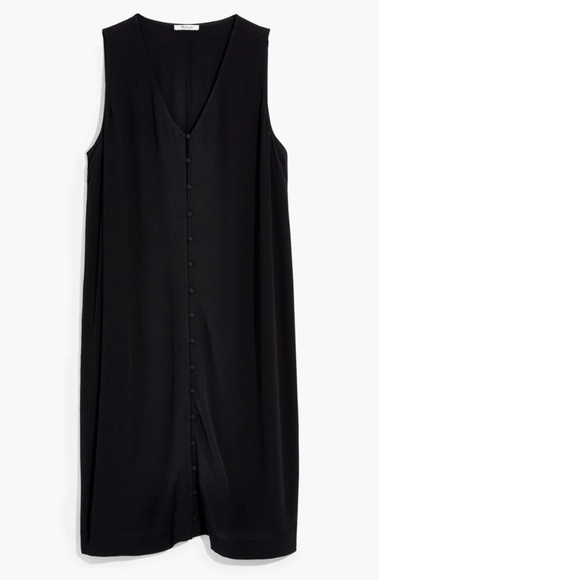 Madewell Heather Button Front Midi Dress. Size small - Picture 3 of 6